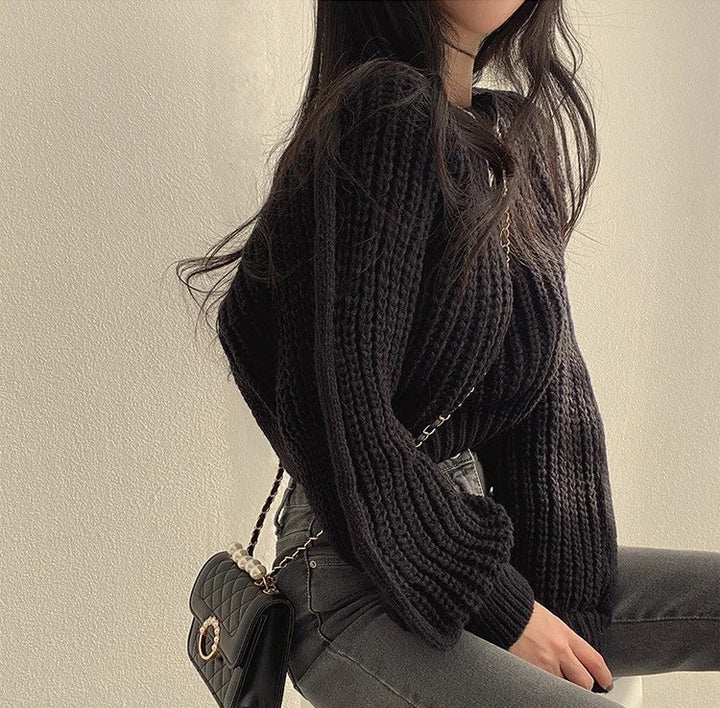 Lora Cropped Sweater | Loose & Stylish