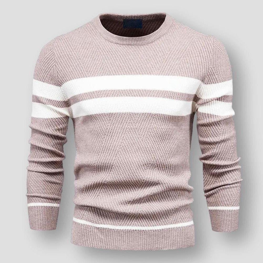 Gestreifter Herrenpullover - Sebastian