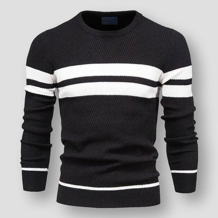 Gestreifter Herrenpullover - Sebastian