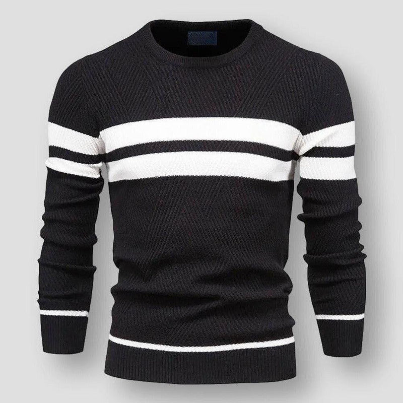 Gestreifter Herrenpullover - Sebastian