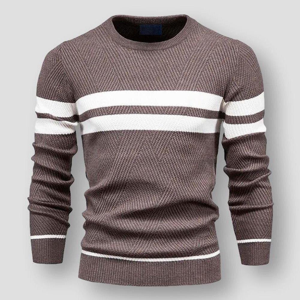 Gestreifter Herrenpullover - Sebastian