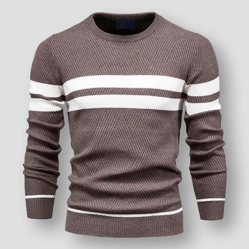 Gestreifter Herrenpullover - Sebastian