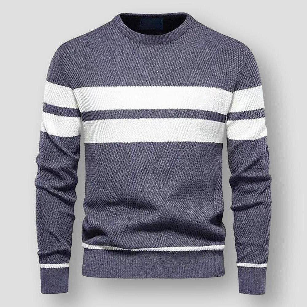 Gestreifter Herrenpullover - Sebastian