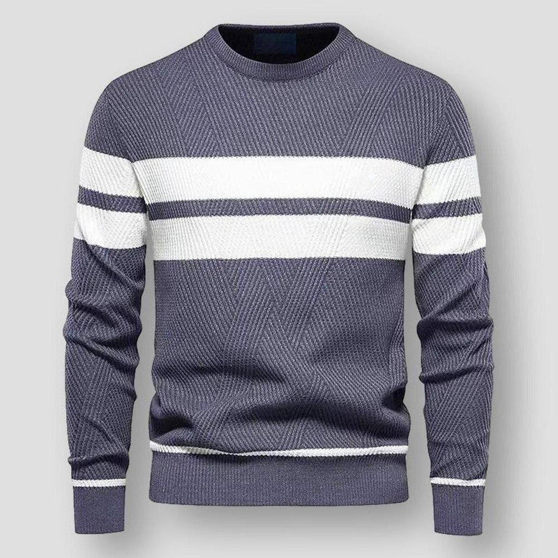 Gestreifter Herrenpullover - Sebastian