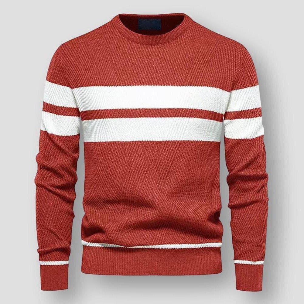 Gestreifter Herrenpullover - Sebastian