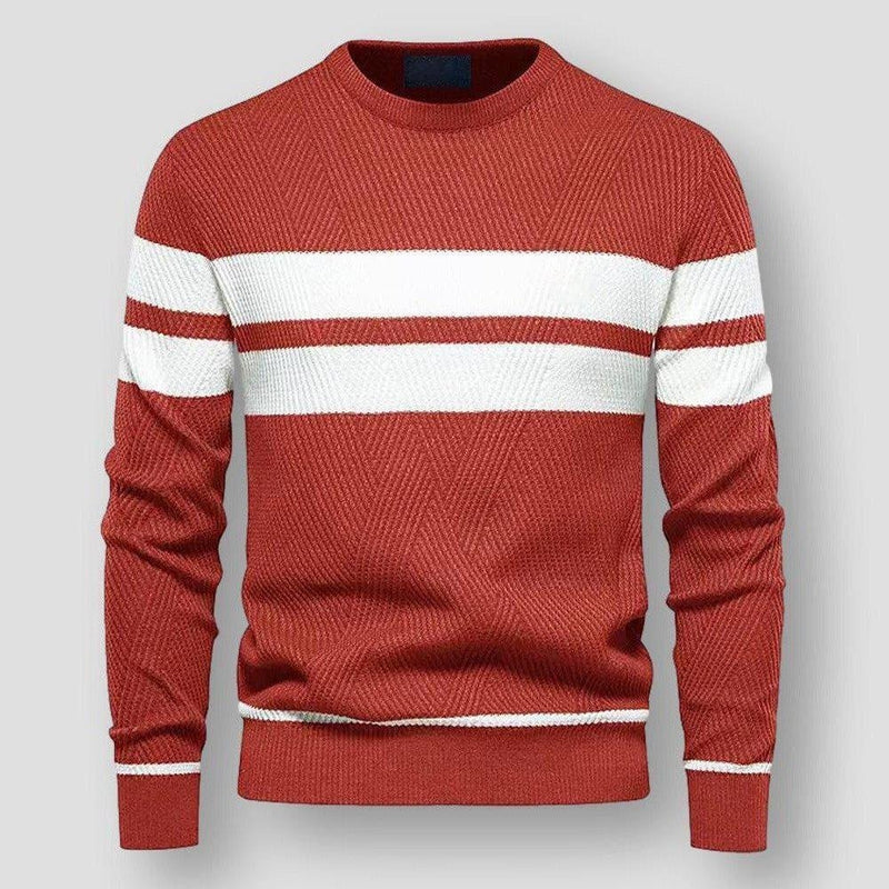 Gestreifter Herrenpullover - Sebastian