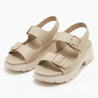 Sandalen Met Grove Plateauzool - Renee