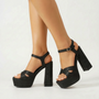 Sandalen Met Plateauzool En Blokhak - Yvonne