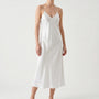 Satin Texture Slip Dress -  Lois
