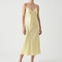 Satin Texture Slip Dress -  Lois