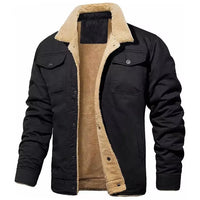 Herren-Bomberjacke aus Baumwollfleece – Ewan
