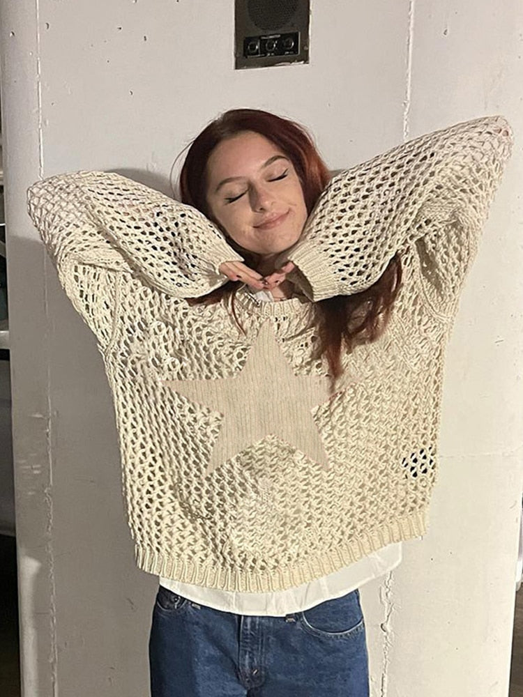 Sille Häkelpullover | Setze auf den Grunge-Look
