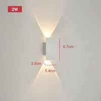 Noir Weatherproof LED Outdoor Wall Light, Aluminum, 18W 13