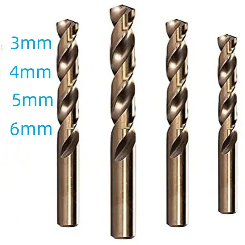 M35 5% Kobalt Spiralbohrer Set 3/4/5/6 mm - KobaltBohr