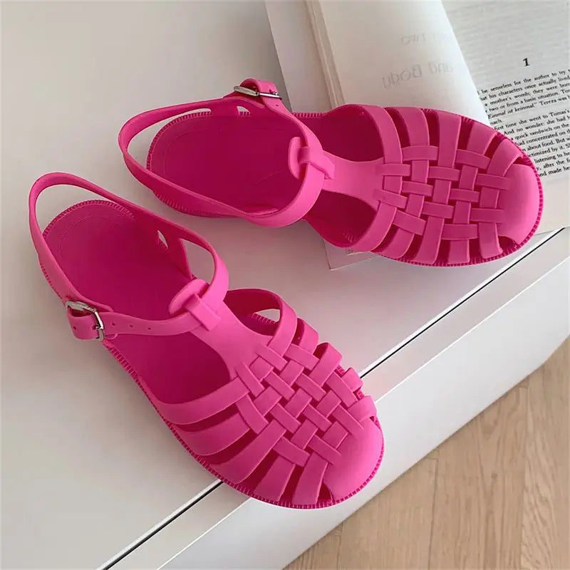 Trendy Plateau Dames Sandalen in Koreaanse Stijl – Alina
