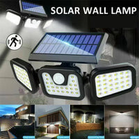 Solarbetriebene Wandleuchte - EcoBright