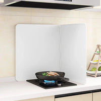 Foldable Stainless Steel Grease Splatter Guard 2-Sided Oil Protection – CookShield 