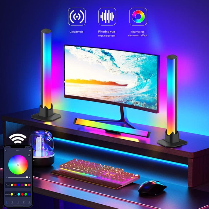 Musiksynchronisierte LED-Lichtleisten - LumiRhythm