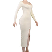 Vina Geripptes Kleid | Stilvoll & Warm