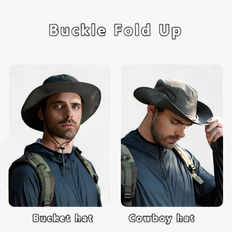 Unisex UV-schützender, wasserdichter Bucket-Hut – Johnny