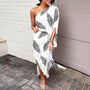 Kleid mit diagonaler Schulterlinie - Mila