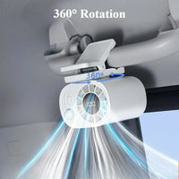 Hipacool Portable Car Clip Fan with 360° Rotation &amp; 100 Speeds – ClipAir