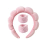 Plüsch Spa Stirnband & Handgelenkband Set - Fluffiea