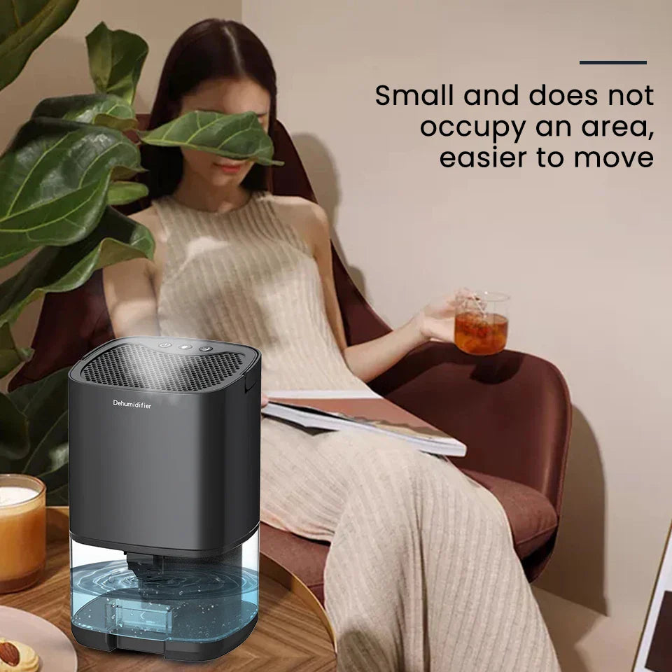 1000 ml Portable 2-in-1 Dehumidifier with Air Filter &amp; Night Light – Aveline