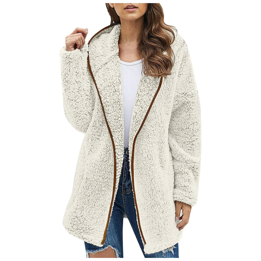 Trendige Lange Fleece Damenweste - Luna