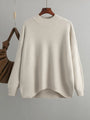 Klassischer gestrickter Damenpullover - Evelina