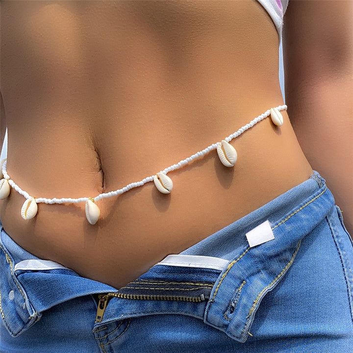 Bauchnschmuck mit Muscheln | Vervollständige dein Beachoutfit mit dieser Kette