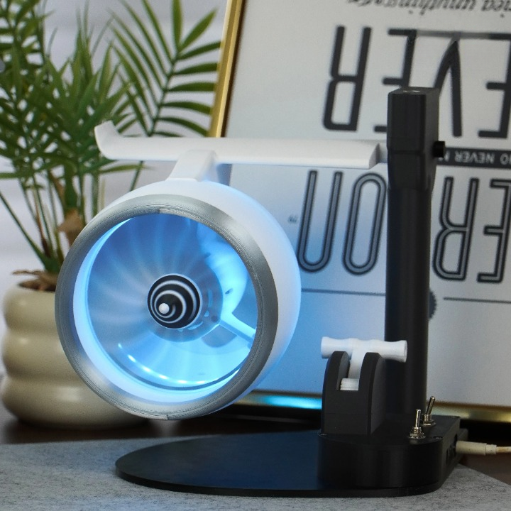 Turbojet Fan-Type Mist Humidifier with RGB Lighting – AeroMist