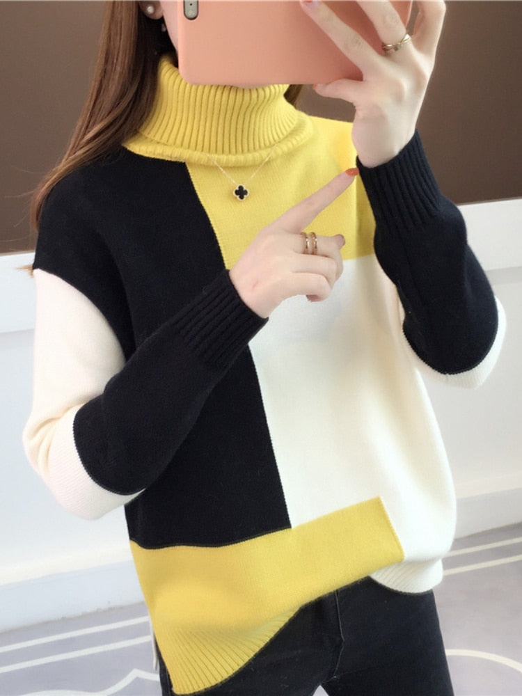 Benthe Color Block Pullover | Bequem & stilvoll