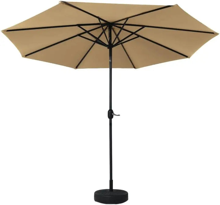 2.7m Garden Parasol with Stand – Solira – (UV &amp; Water Repellent) 