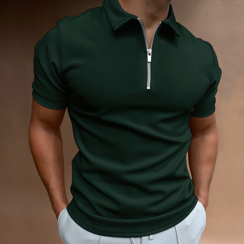 Zip-Up Poloshirt - Oliver