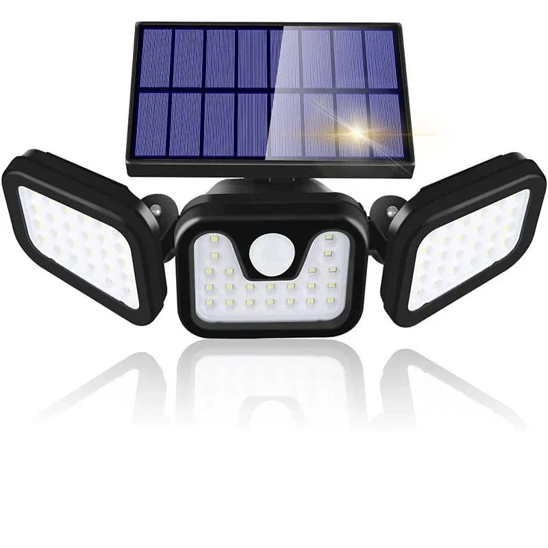 Solarbetriebene Wandleuchte - EcoBright