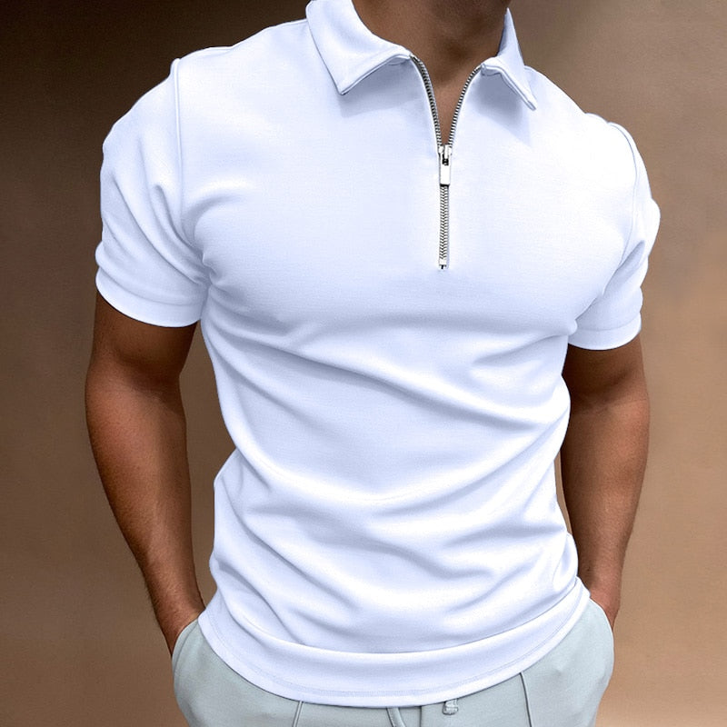 Zip-Up Poloshirt - Oliver