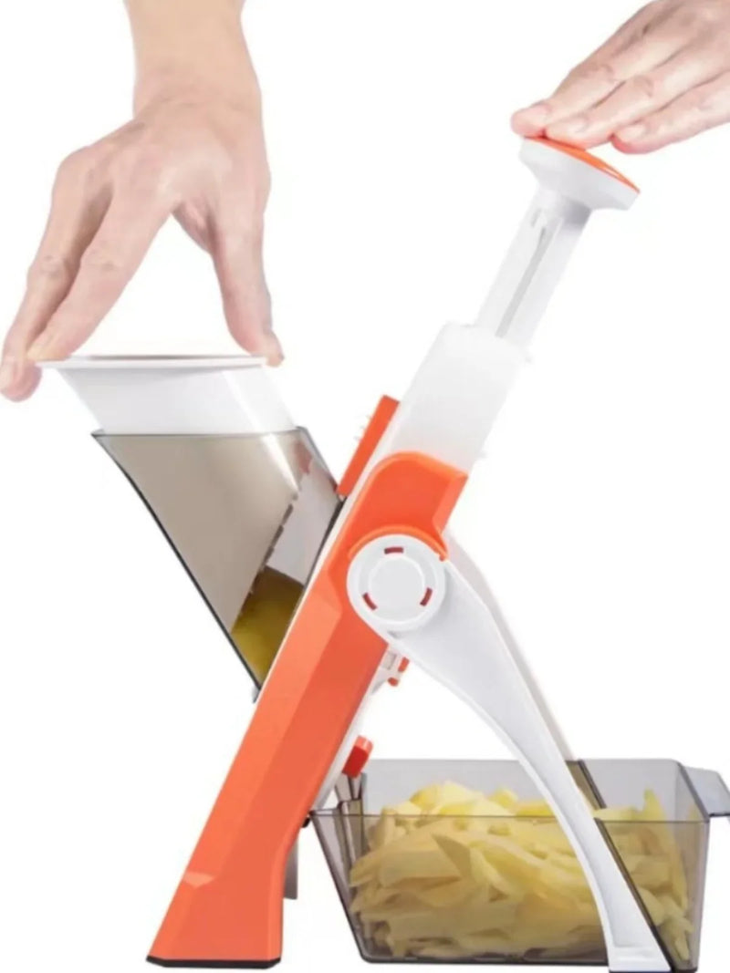 Sicherer 5-in-1 Gemüseschneider (1+1 gratis) - VeggieChop Pro
