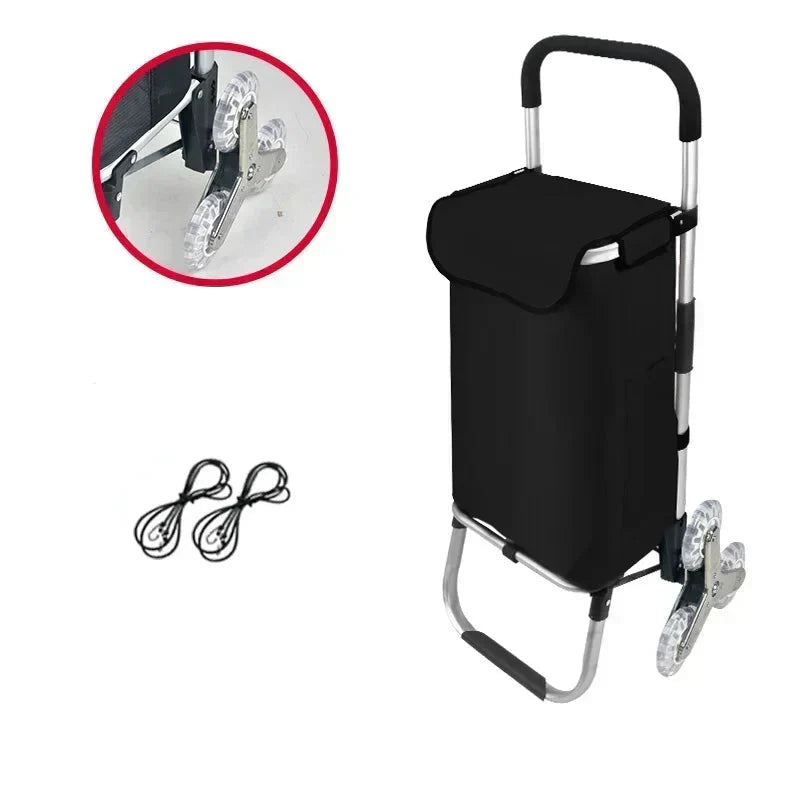 Large Capacity &amp; Waterproof Folding Shopping Cart – Movaro 