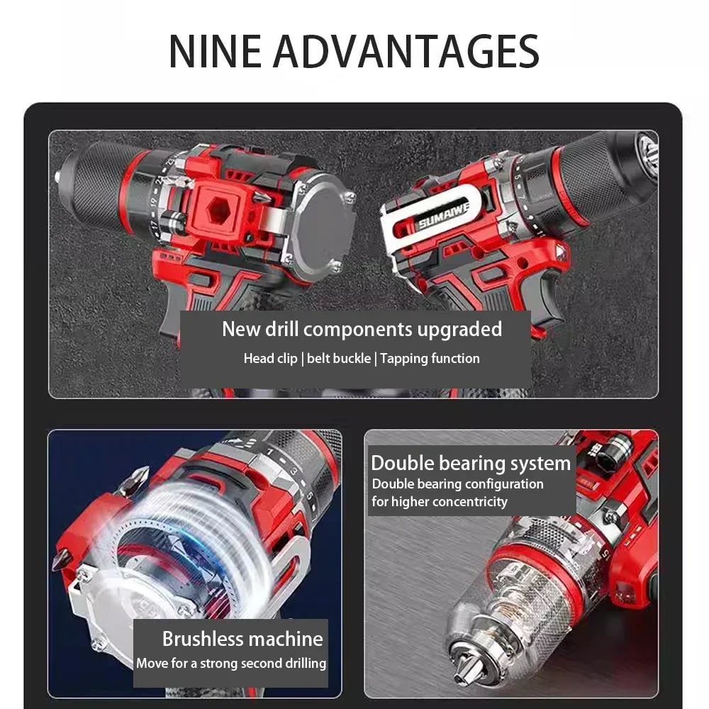 Draadloze Slagboormachine 20V – DrillMate