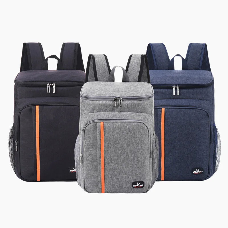 Thermal Lunch Bag Waterproof Oxford Portable Cooler Bag Backpack