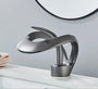 Messing Waschbeckenarmatur mit Wasserfallauslauf - Flowarc