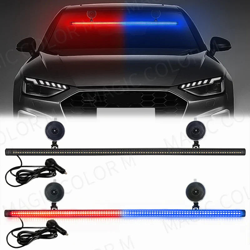 96-LED-Stroboskop-Lichtleiste – Veyra – (Auto-Notwarnleuchte)