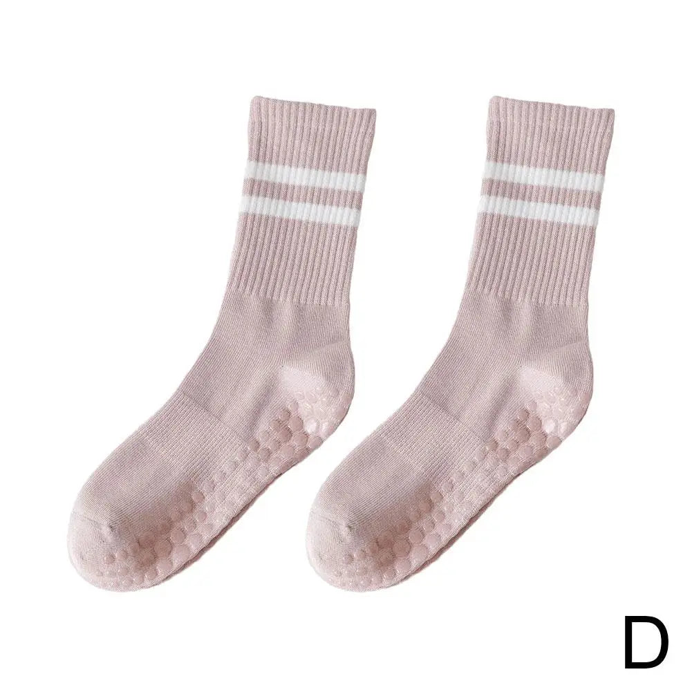 Rutschfeste Mid-Tube-Sportsocken für Fitness und Yoga - GripFit