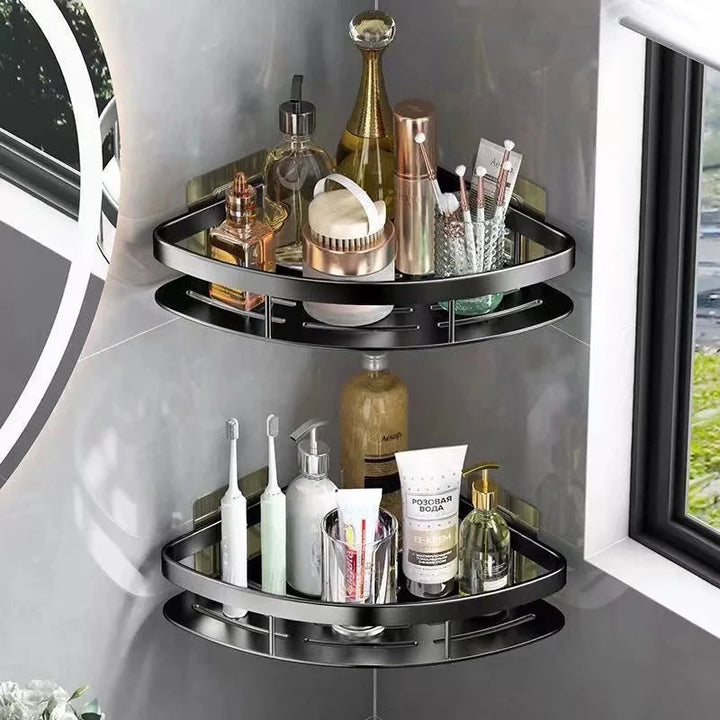Aluminium Wandregal für Badezimmer Ecken - Cornerix