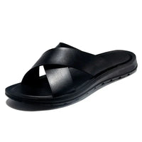 Italiaanse Leren Herenslippers - Lorenzo