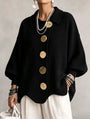 Elegant Oversized Cardigan with Statement Buttons 3