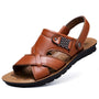 Nachhaltige & Atmungsaktive Leder-Herrensandalen – Tiberius