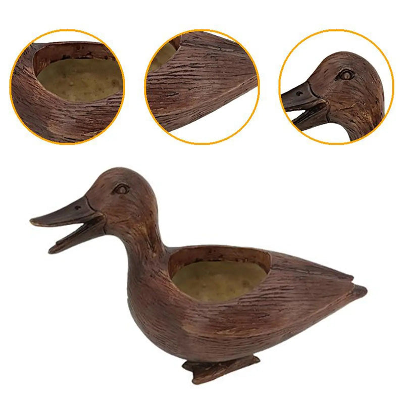 Duck Statue Flower Pot - QuackyPlanter