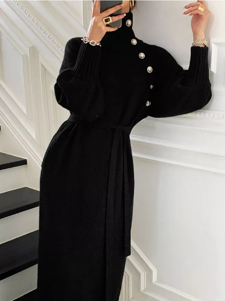 Rian Knitted Dress | Vintage & Warm